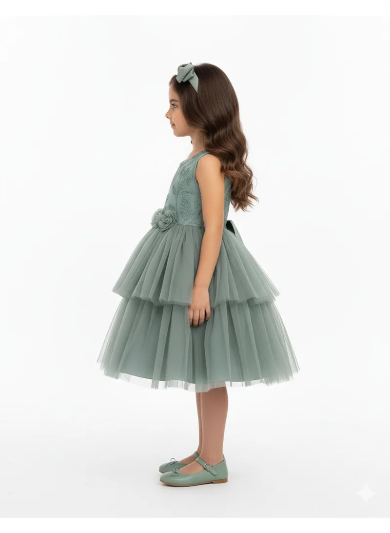 بيداني فستان بفتحة زيتوني